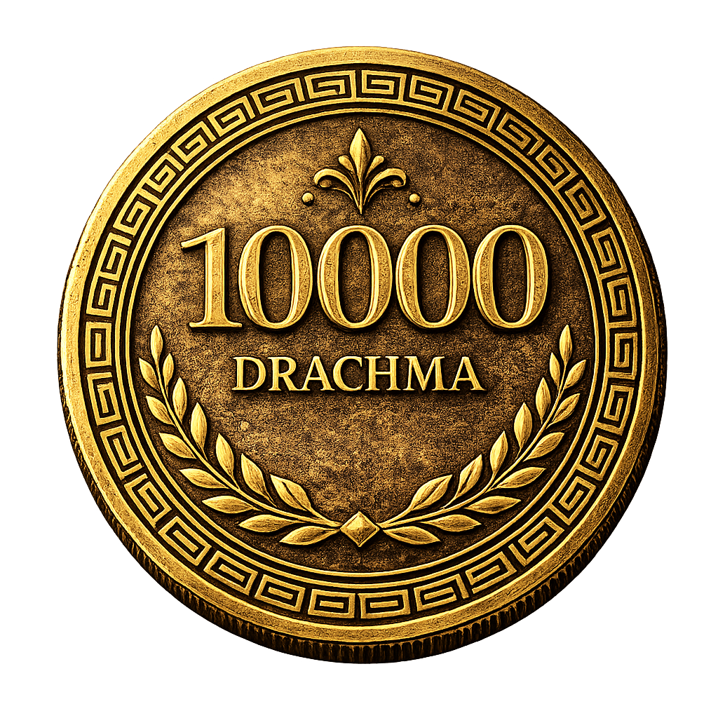 10,000 Drachma